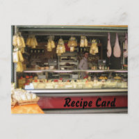 Set cadeau de carte à recette - Fromage italien