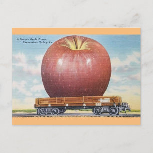 Postale Shenandoah Valley, Virginia Giant Apple Carte post