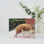 Postale Si la vie devient trop lourde Inspiration Carte Po (Debout devant)