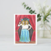 Postale Siamese Twins cirque + spectacle latéral carte pos (Debout devant)