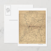 Postale Siège de Vicksburg - Guerre civile Carte panoramiq (Devant / Derrière)