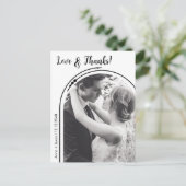 Postale Simple Arc Céleste Photo Carte de remerciements te (Debout devant)