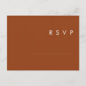 Postale Simple Desert | Carte de réponse de mariage en ter (Devant)