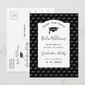 Postale Simple Graduation Enregistrer la date Carte postal (Devant / Derrière)