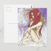 Postale Smudge SIgnals Cartoon Imaginaire sorcière carte p (Devant / Derrière)