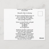 Postale Soccer 30e carte d'anniversaire avec des boules su (Dos)