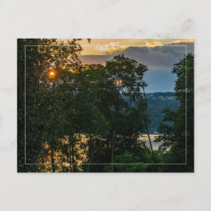 Postale Soirée d'été de la rivière Hudson avec carte posta
