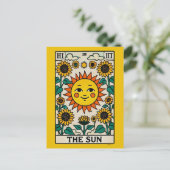 Postale Soleil de la carte Sun Tarot (Debout devant)