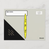 Postale Sommets Sur La Carte QSL Ham Randonnée Cartoon Air (Dos)