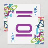 Postale SONS DE LA TORAH Table Numéro Carte de siège (Devant / Derrière)