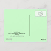 Postale Soupe avec carte Cilantro (Dos)