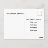 Postale Souvenir de vous à Pâques texte modifiable Carte p (Dos)