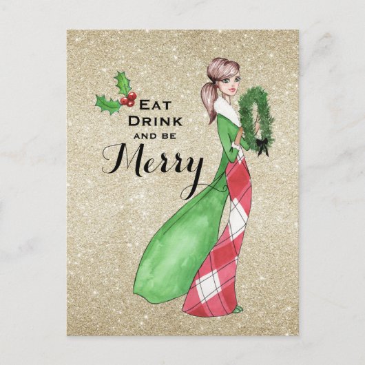 Postale Soyez joyeux Noël Carte de voeux (Devant)