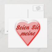 Postale Soyez ma carte (Devant / Derrière)