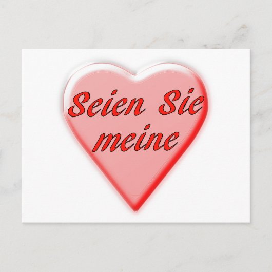 Postale Soyez ma carte (Devant)