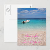 Postale Speedboat dans la mer bleue en Sardaigne carte pos (Devant / Derrière)