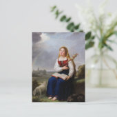 Postale St. Genevieve par Elisabeth Vigee Le Brun Carte po (Debout devant)