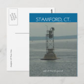 Postale Stamford, Ct Water View Carte Postale... (Devant / Derrière)