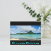 Postale Station balnéaire sur Bora Bora Carte panoramique  (Debout devant)