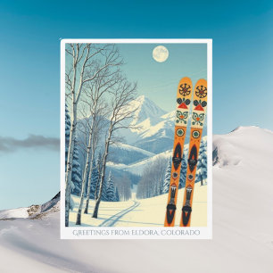 Postale Station de ski Eldora Mountain Colorado Carte post