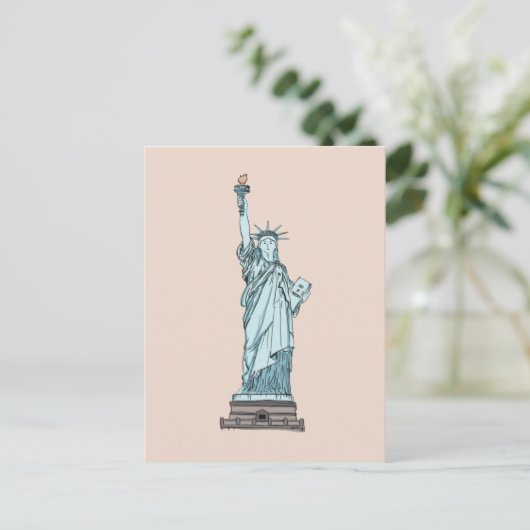 Postale Statue de la Liberté - New York City - Carte posta (Debout devant)
