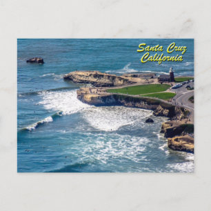 Postale Steamer Lane-Père Noël Cruz, Californie Carte post