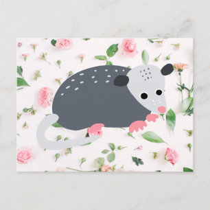Postale Superbe carte postsum design rose floral