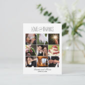 Postale Sweet Memories Mariage Carte de remerciements (Debout devant)