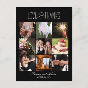 Postale Sweet Memories Mariage Carte de remerciements