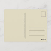 Postale Symbole de paix doré Visions médiévales Carte post (Dos)