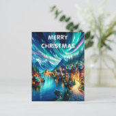 Postale Symphonie de nuit : Carte de Noël Lake Serenity (Debout devant)