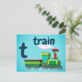 Postale t - carte flash du train (Debout devant)