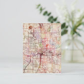 Postale tableau de la carte atlanta (Debout devant)