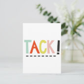 Postale TACHE ! Carte verticale des couleurs (Debout devant)