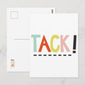 Postale TACHE ! Carte verticale des couleurs (Devant / Derrière)