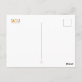 Postale TACHE ! Carte verticale des couleurs (Dos)