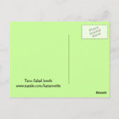 Postale Taco Boules à salade Carte (Dos)