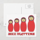 Postale Taille compte Petrushka carte pour hommes bien pen (Devant / Derrière)