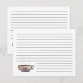 Postale Tasse de carte de recette de café (Devant / Derrière)