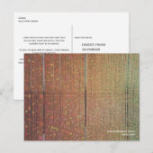 Postale TeamLAB sans frontières Exposition Tokyo Carte pos (Devant / Derrière)