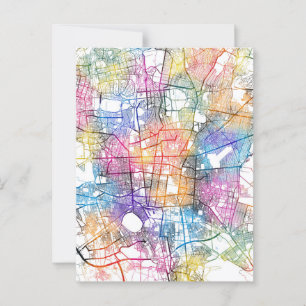 Postale Téhéran Iran City Carte