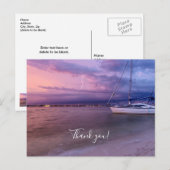 Postale Tempête à venir à Navarre Floride Merci Carte post (Devant / Derrière)
