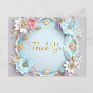 Postale Tendance Inexpensive Paillettes Dorées Carte de Re