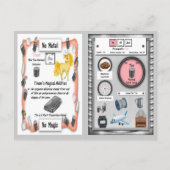 Postale Tinam - Tin Horn Carte de jeu Unicorn (Dos)