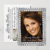 Postale Titre du concours de diamants | Carte Autographe (Devant / Derrière)