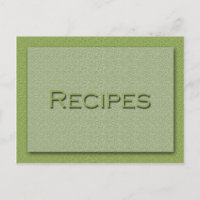 Tons de la carte verte Recette