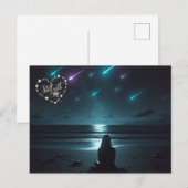 Postale Toujours avec moi – Carte de soutien pour le deuil (Devant / Derrière)