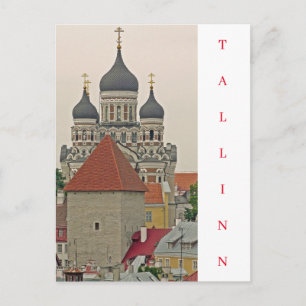 Postale Tour de la vieille ville de Tallinn et carte posta