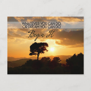 Postale Tout ce que vous pouvez faire Motivation Carte Pos