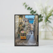 Postale Tramway de Lisbonne. Ville de Lisbonne, Carte post (Debout devant)